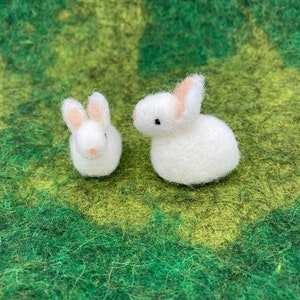 little felted bunnies image 3