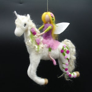 felted unicorn &quot;Rosalie&quot;