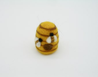 felted beehive