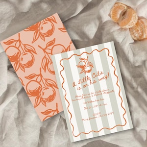 Babyshower/eerste verjaardagsbundel met Little Cutie-thema | Geslachtsbepaling