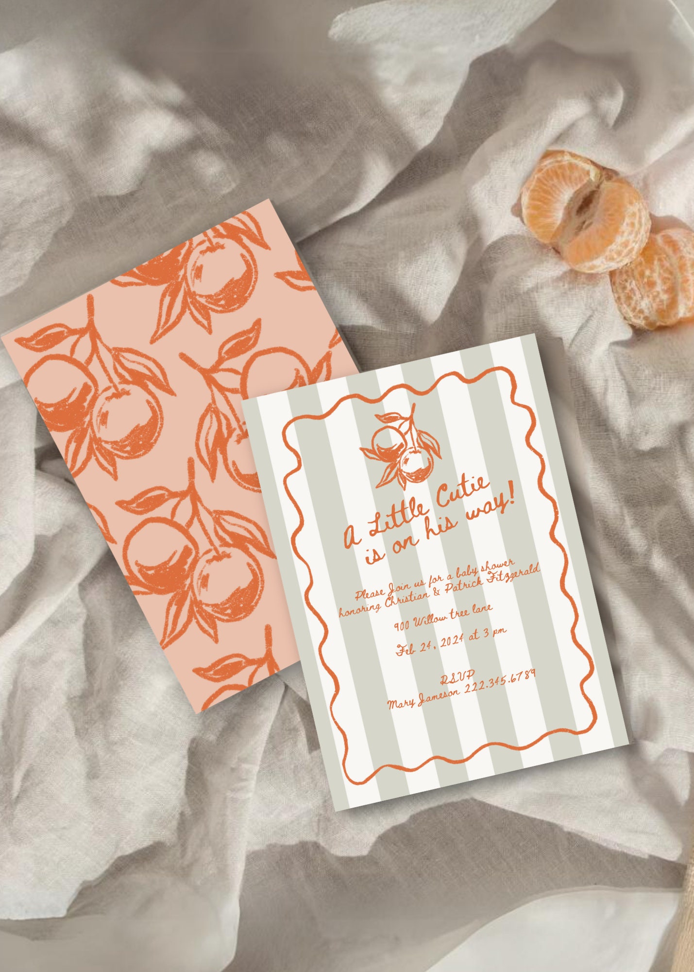 Little Cutie themed BABY Shower / First Birthday Bundle | Gender Reveal