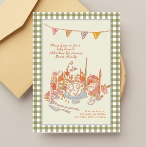 Editable Coquette Garden Party Invitation Bundle