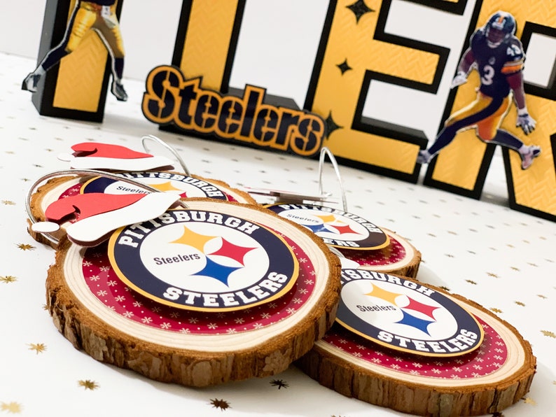 Pittsburgh Steelers Decor Steelers Ornament Football | Etsy