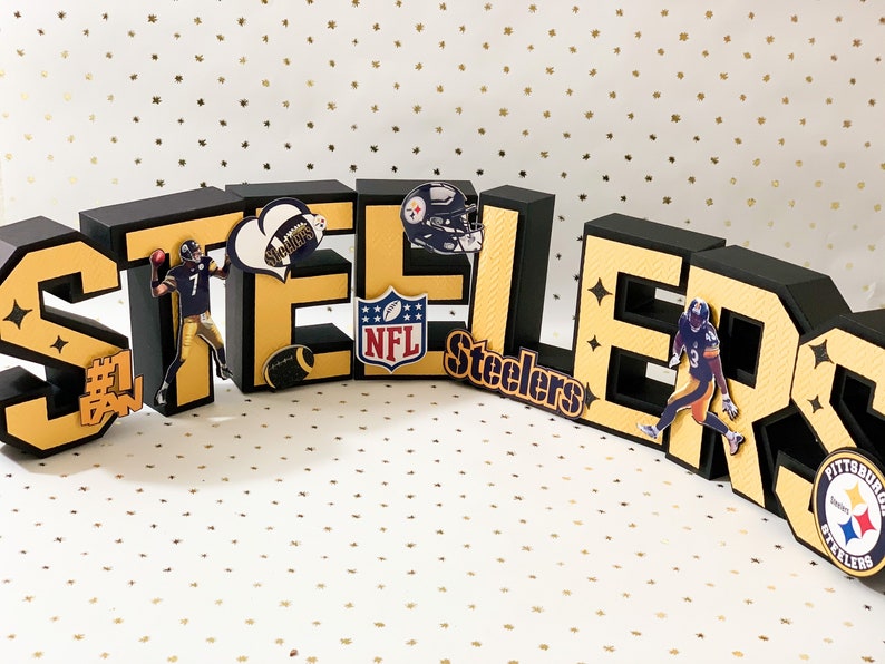 Pittsburgh Steelers Decor Steelers Ornament Football | Etsy