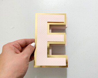 Party Supplies Decorations Cake Toppers 3d Letters By Doitpaper