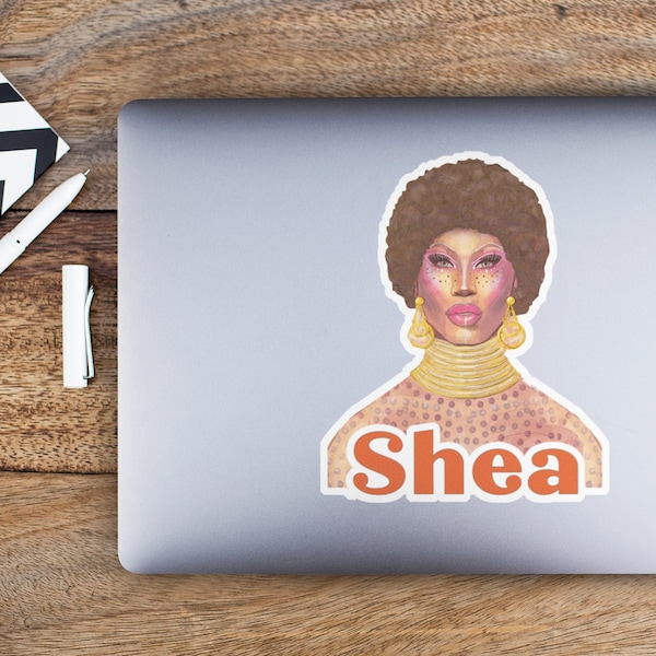 SHEA COULEE STICKER- Large Vinyl Sticker- Rupaul'S Drag Race, Pop Art, Drag Queen, Lgbtq Pride, Queer laptop sticker