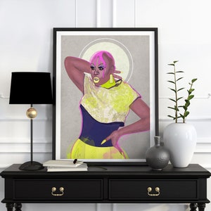 Bob the DRAG QUEEN- Rupaul's Drag Race, Pop Art, Drag Queen, Lgbtq pride