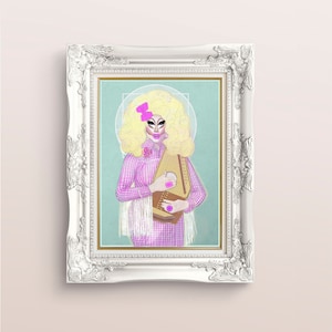 TRIXIE MATTEL PRINT- Rupaul&#39;s Drag Race, Pop Art, Drag Queen, Lgbtq Pride