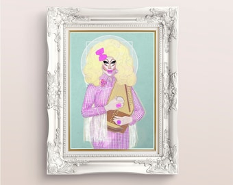 TRIXIE MATTEL PRINT- Rupaul's Drag Race, Pop Art, Drag Queen, Lgbtq Pride
