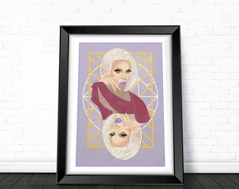 KATYA ZAMOLODCHIKOVA PRINT- Rupaul's Drag Race, Pop Art, Drag Queen, Lgbtq pride