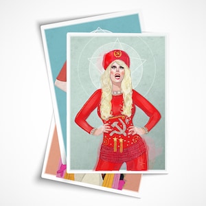 KATYA ZAMOLODCHIKOVA PRINT- Rupaul&#39;s Drag Race, Pop Art, Drag Queen, Lgbtq pride, Russian Drag Queen