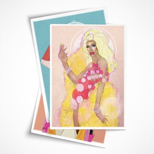 NAOMI SMALLS PRINT- Rupaul&#39;s Drag Race, Pop Art, Drag Queen, Queer Art