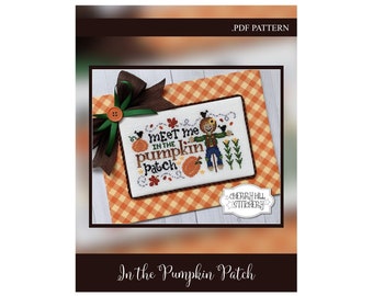 In the Pumpkin Patch -- .PDF Cross Stitch Pattern by Cherry Hill Stitchery