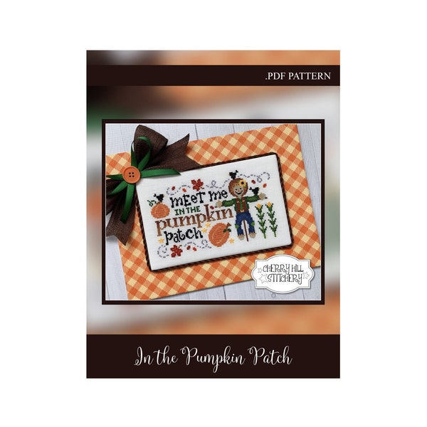 In the Pumpkin Patch -- .PDF Cross Stitch Pattern by Cherry Hill Stitchery