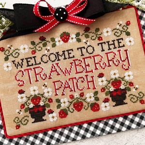 Strawberry Counted Cross Stitch Pattern PDF | Cherry Hill