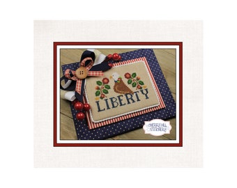 Liberty -- .PDF Cross Stitch Pattern by Cherry Hill Stitchery