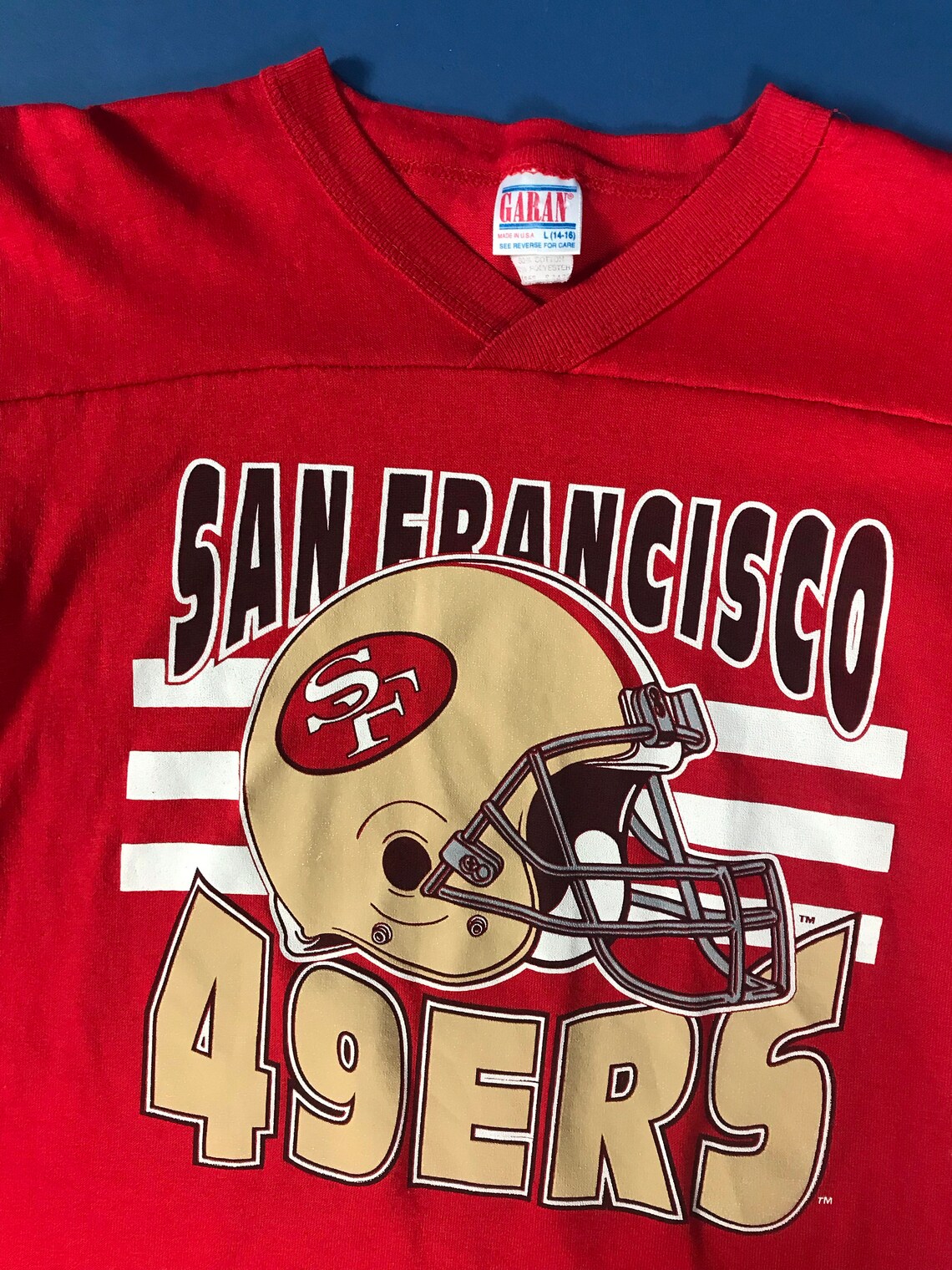 Vintage 1970s SAN FRANCISCO 49ERS American Football 50/50 | Etsy