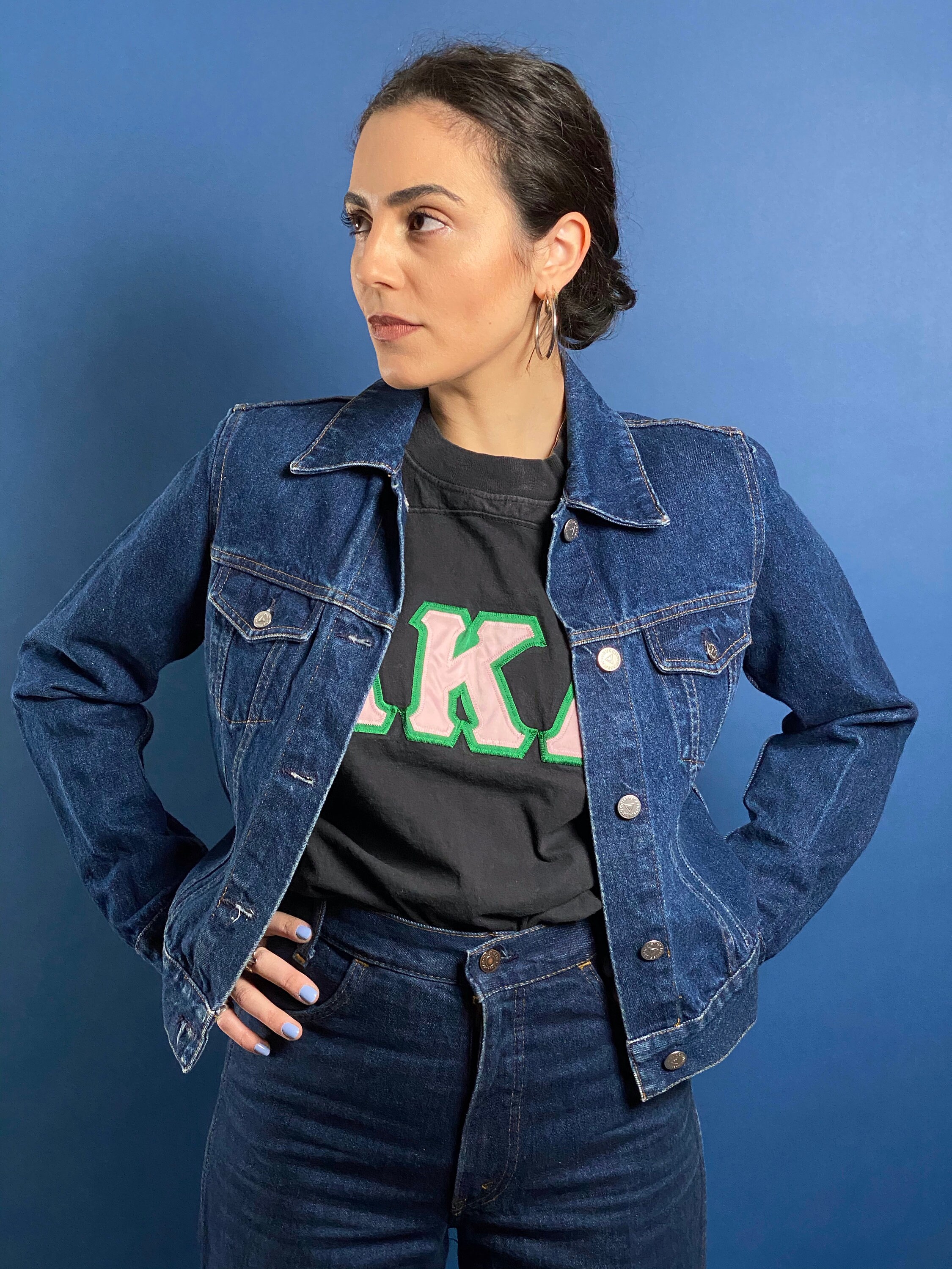 Vintage 1990s FIORUCCI Denim Jacket 