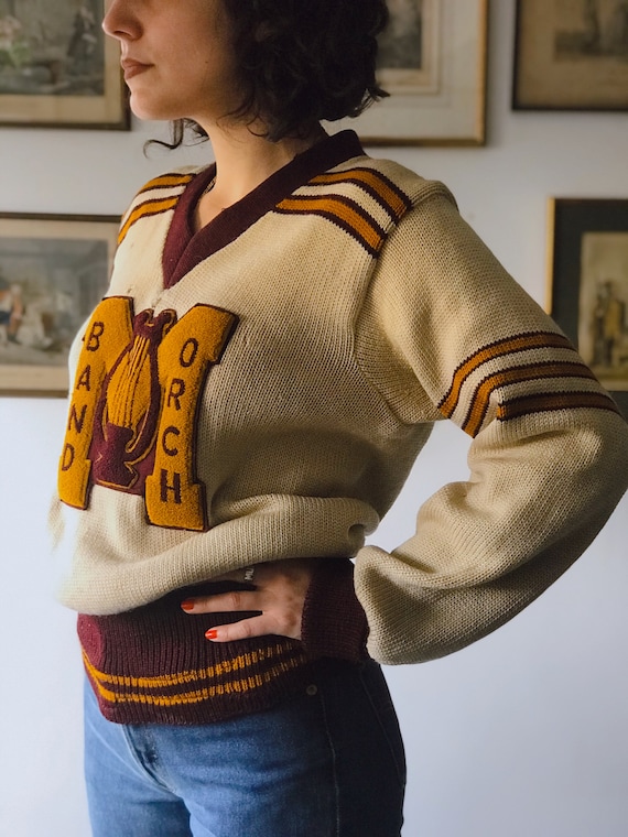 RARE 1940s Original Vintage University Cardigan