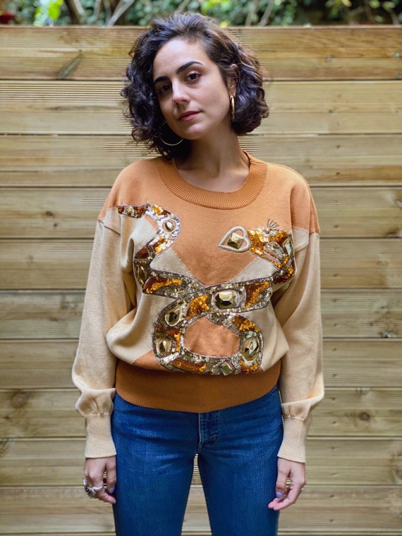 ESCADA by Margaretha Ley Vintage 80s Knit Jumper
