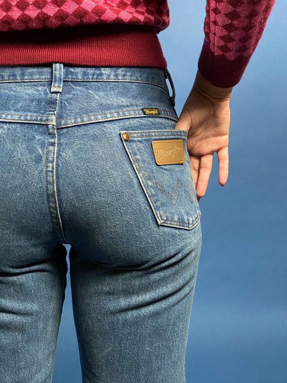 Vintage 1970s Western WRANGLER  Jeans - image 6