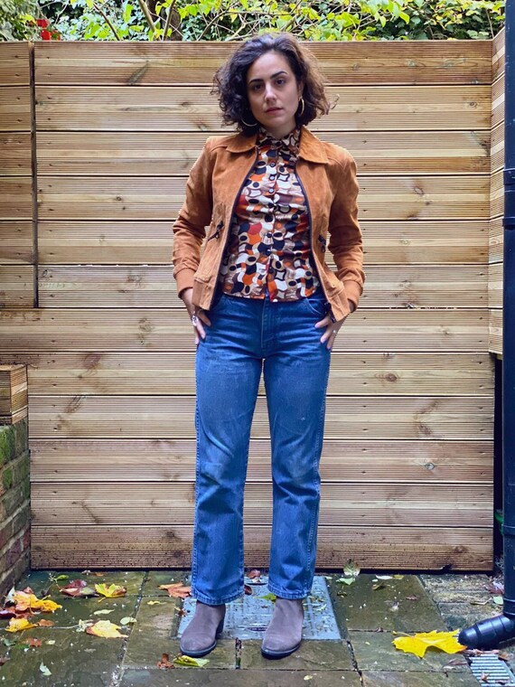 70s Vintage Western WRANGLER Blue Jeans