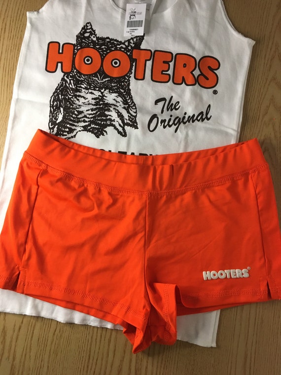 New Hooters Girl Super Sexy Tank and Shorts Outfit From the