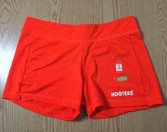 Short d'uniforme fille délavé Hooters non porté B-1-1, taille U-Small