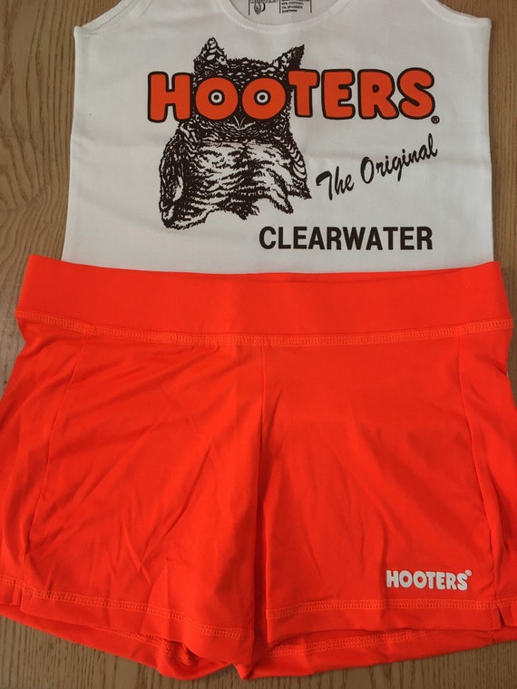 Authentic Hooters shorts worn by a Hooters Girl!