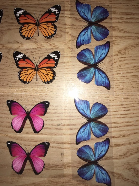 Small Monarch Butterfly Heat Transfer Stickers for Custom Air