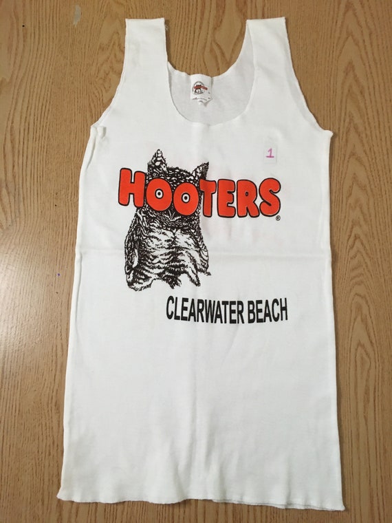 B85 #1 Hooters Girl Worn Uniform Tank from Clearw… - image 1