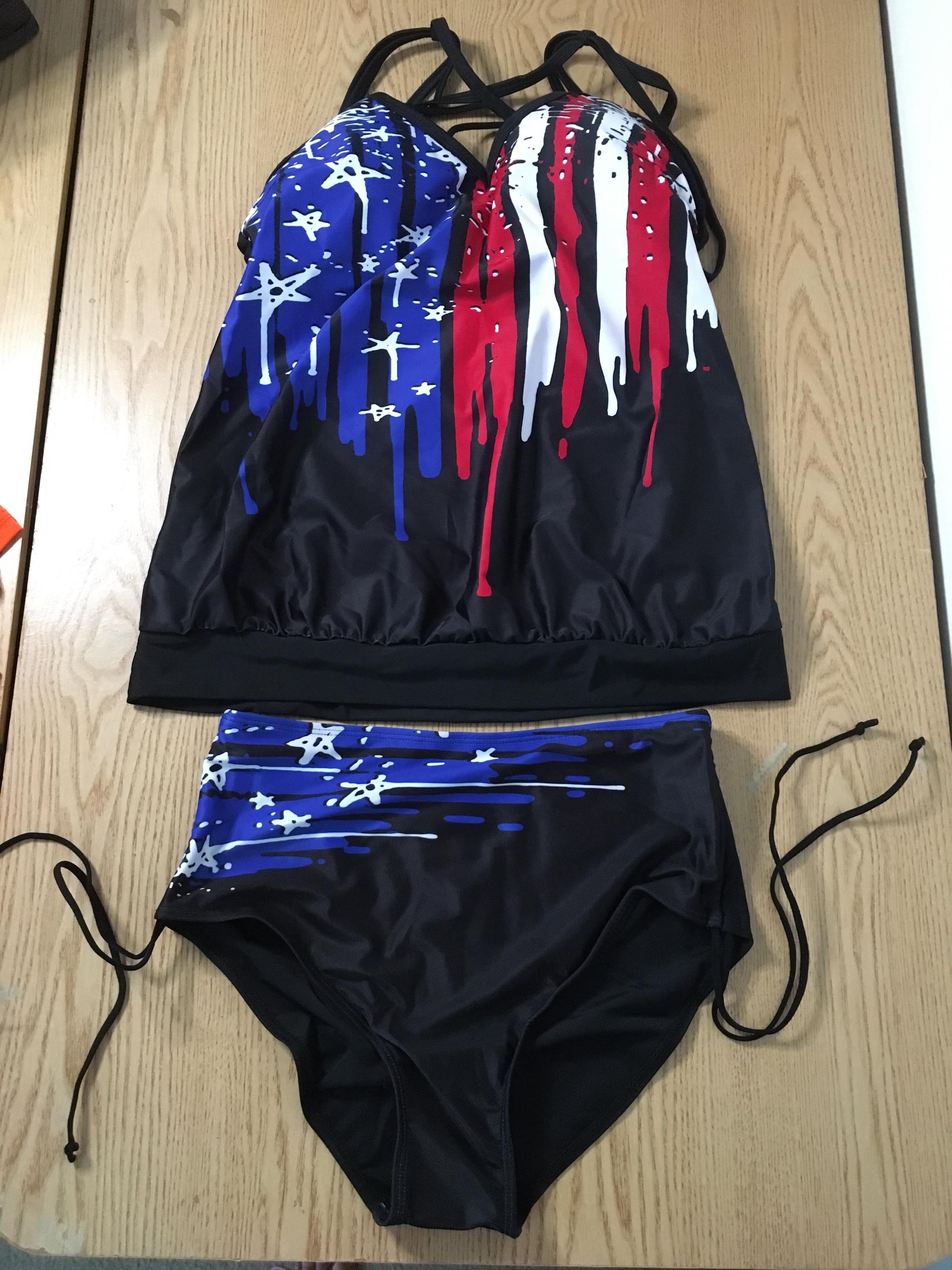 Clearance flag tankini 2025