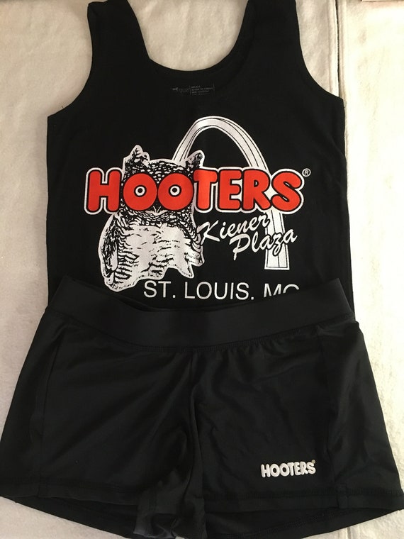 B70 New Hooters Girl Uniform Vintage Tank and New 