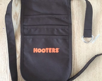 New Hooters Girl Uniform Brown Money Pouch