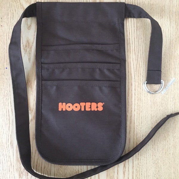 New Hooters Girl Uniform Brown Money Pouch