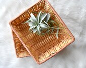 Set of 2 Rattan Nesting Baskets