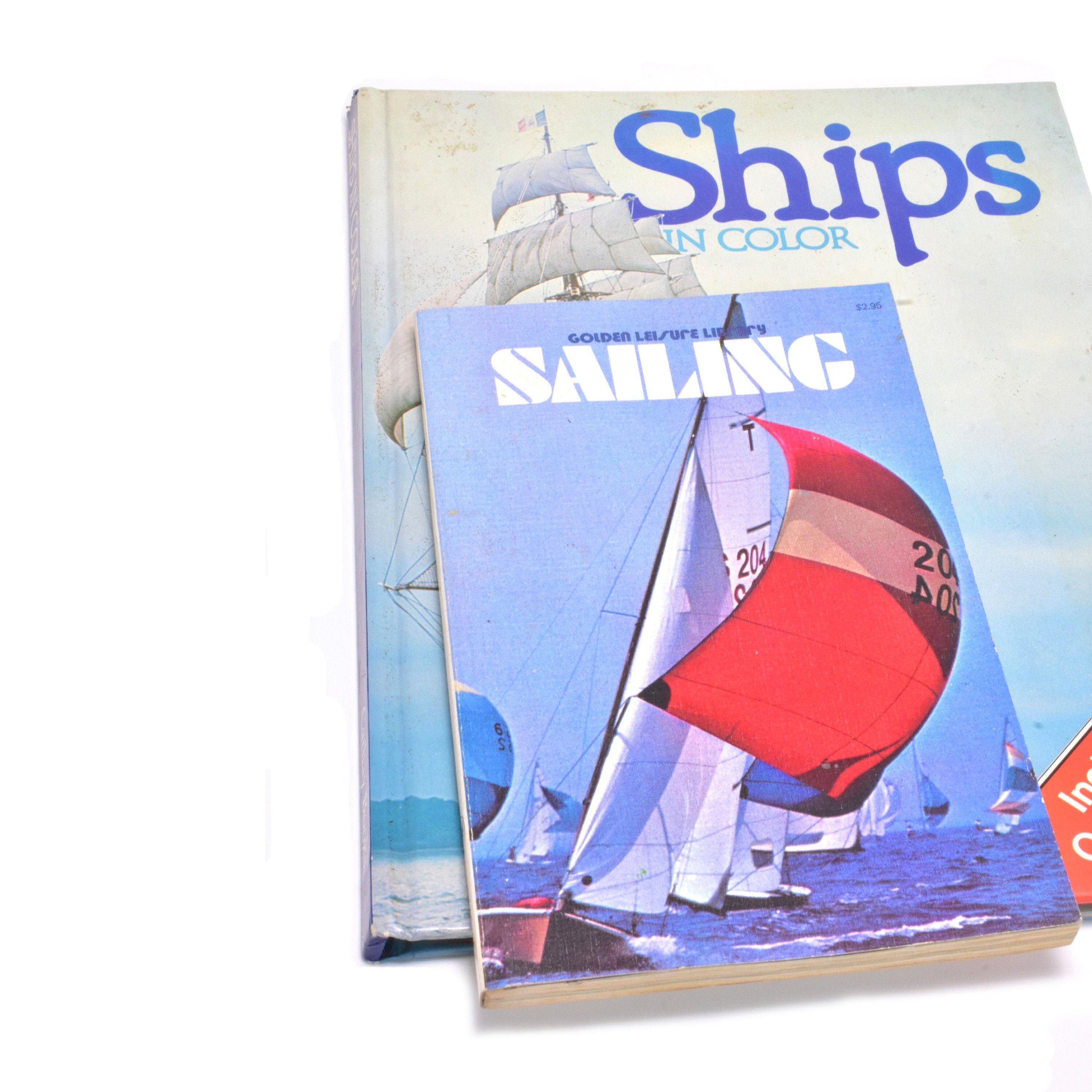 Vintage Pair of Ships and Sailing Books Etsy