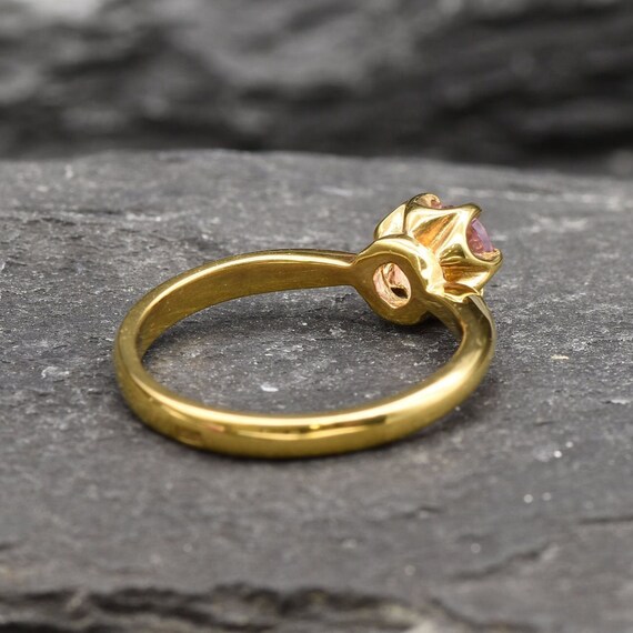 Gold Amethyst Ring, Natural Amethyst, Christmas Proposal Ring