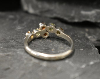 トパーズバンド、天然トパーズバンド、12月リング、トパーズ