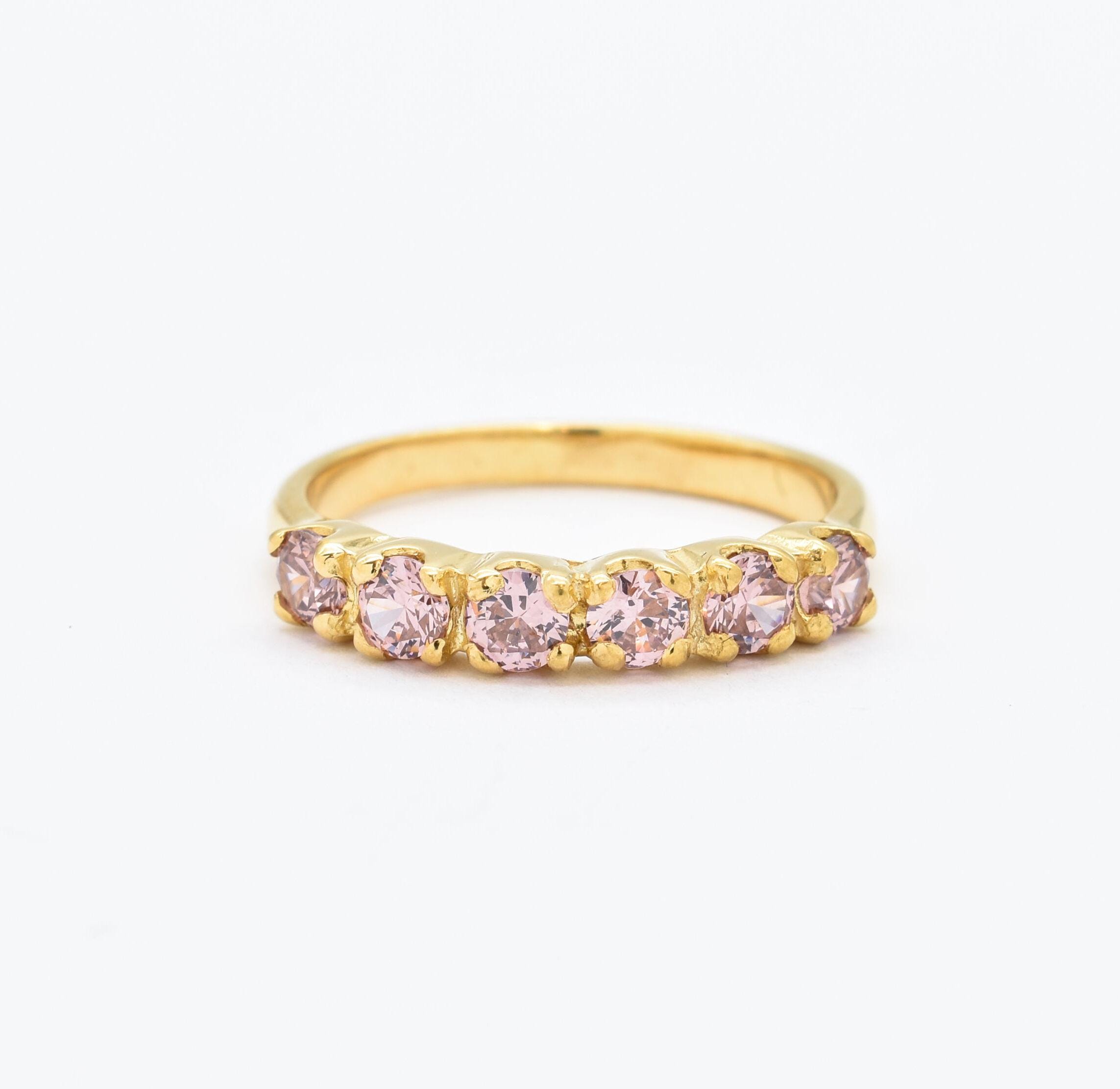 Gold Morganite Ring