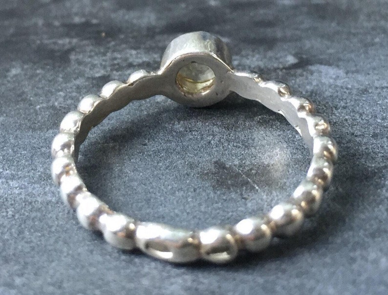 Yellow Citrine Ring, Natural Citrine Ring, November Birthstone Ring