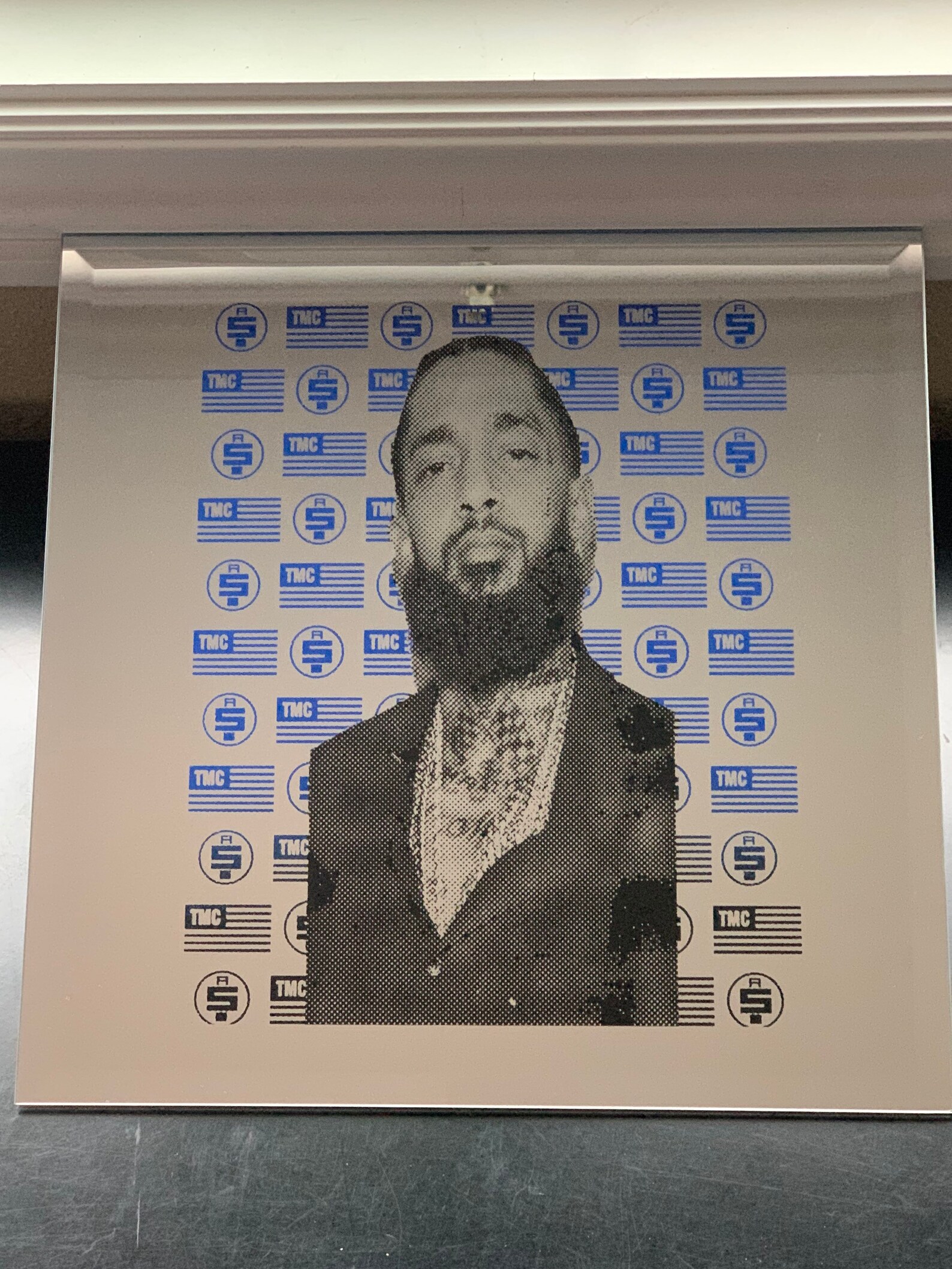 Nipsey Hussle with all money in and TMC logo Etsy