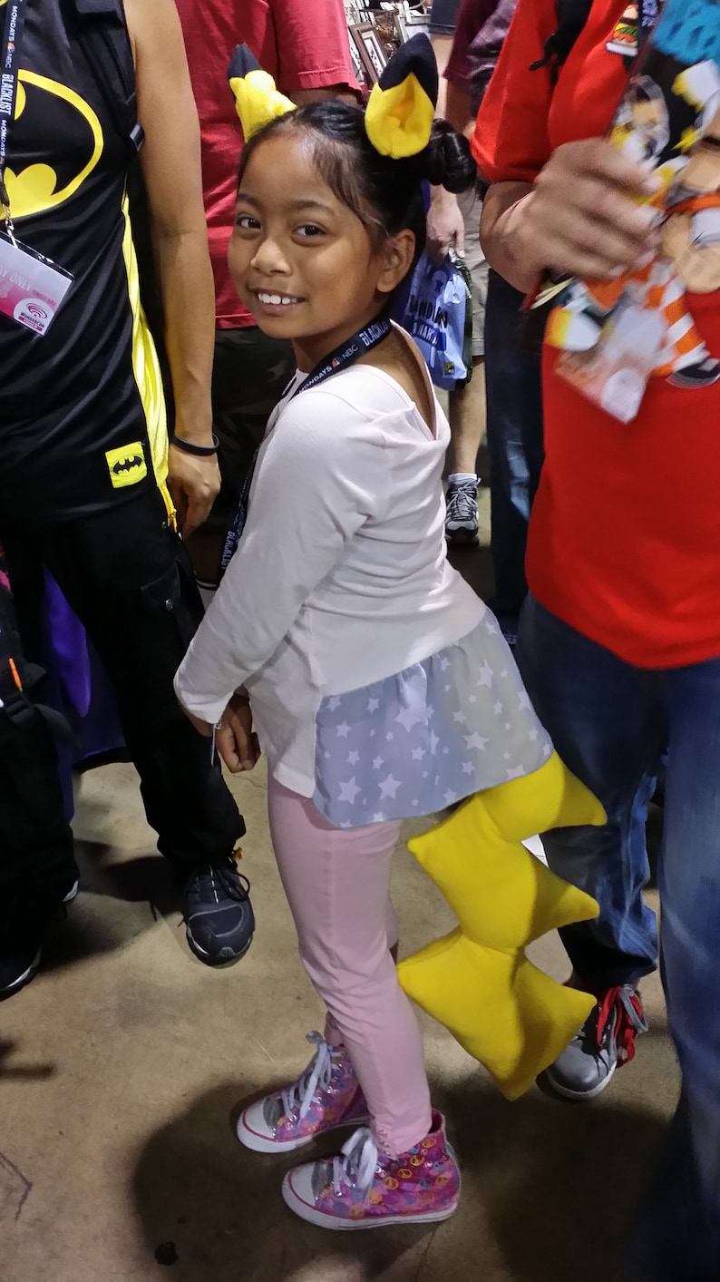 Cosplay Pokemon Pikachu Fleece ears tails or sets