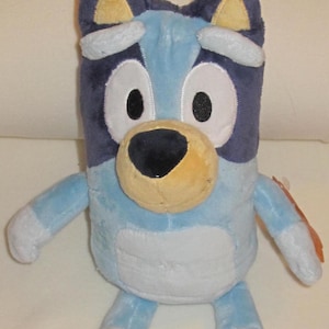 Bluey Dog Plush Stuffed Toy 12" x 11" Blue Heeler Puppy