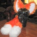 Sonic Cat fur ears, double tail, bracelet, cuff, boot cover, sold separately or as a set Costume accessories 