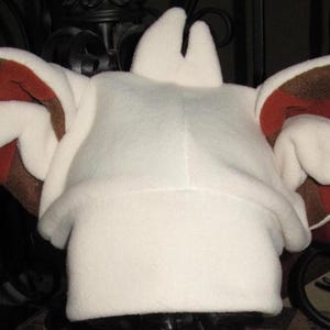 Avatar Last Airbender Momo The Lemur White Fleece Ear Beanie Ear Hat sizes: XXS - XXL