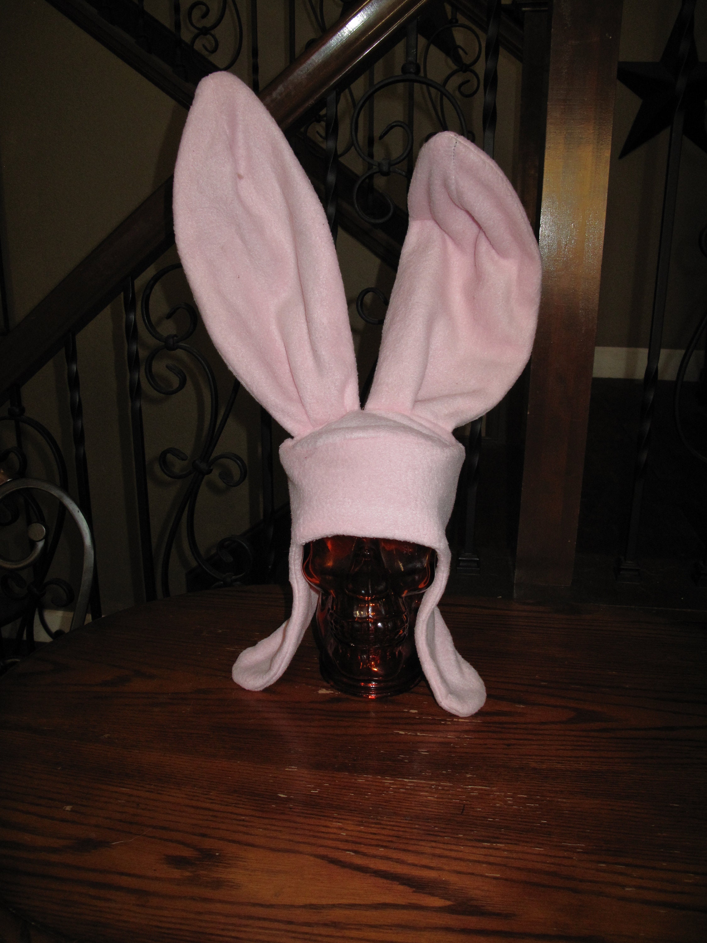  bacxigo Cosplay Pink Bunny Ears Hat (Adult Size