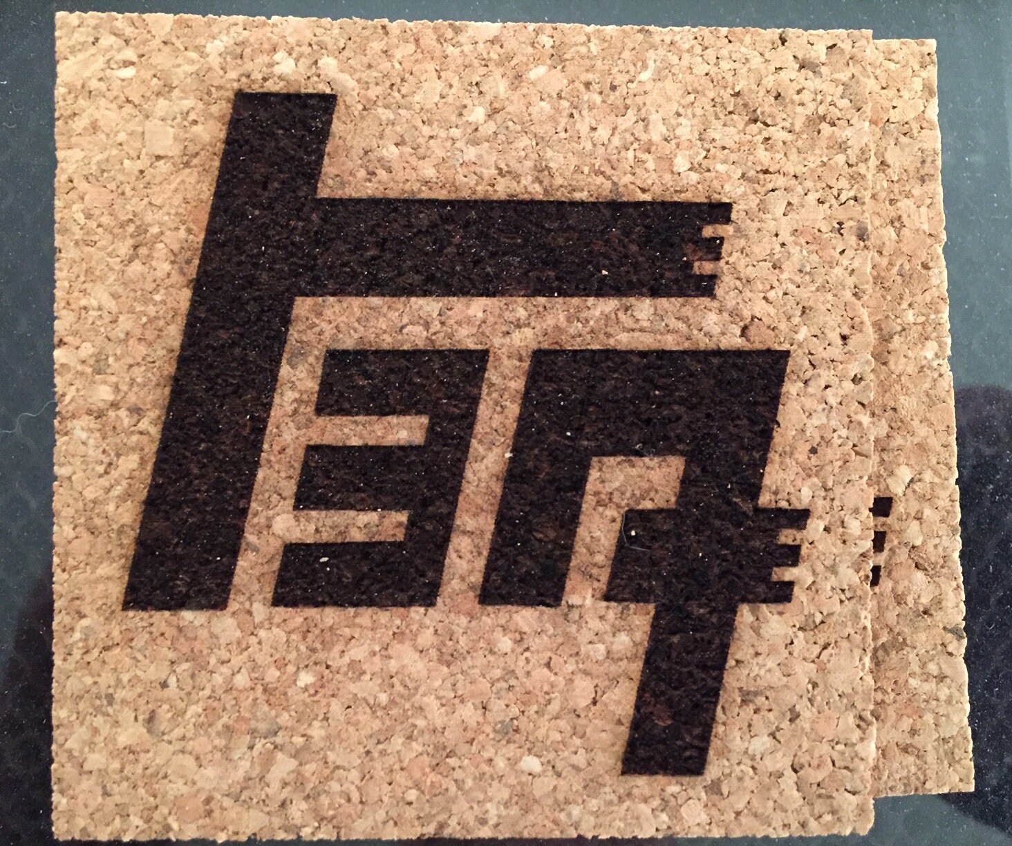 TEQ Toyota logo coasters set of four Etsy