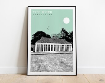 Pitchford Travel Poster