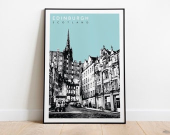 Edinburgh travel poster